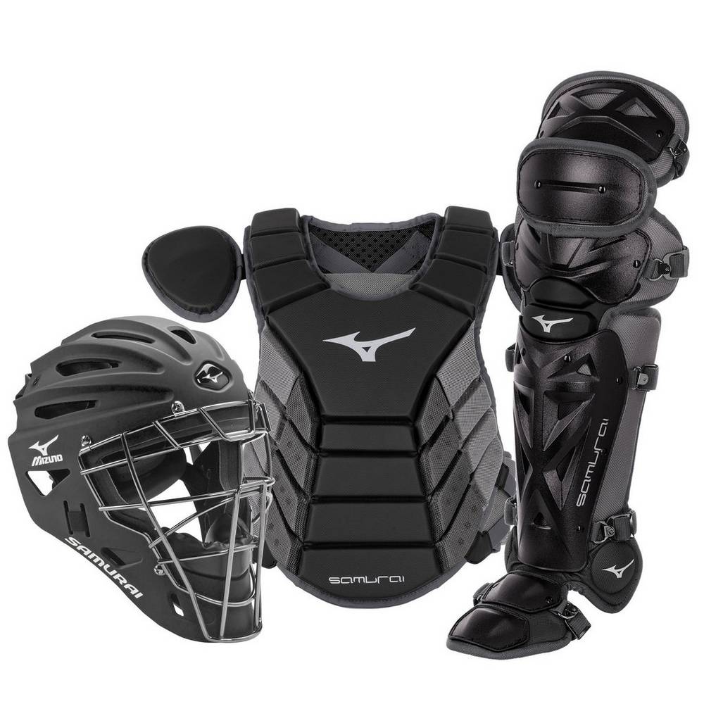 Catchers Gear Mizuno Baseball Samurai Adult 16" Boxed Uomo - Nere/Grigie - 83021-UNTW